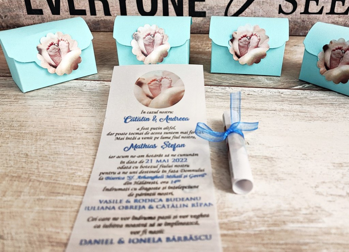 Invitatie Cufar NB - Blue Style [2]