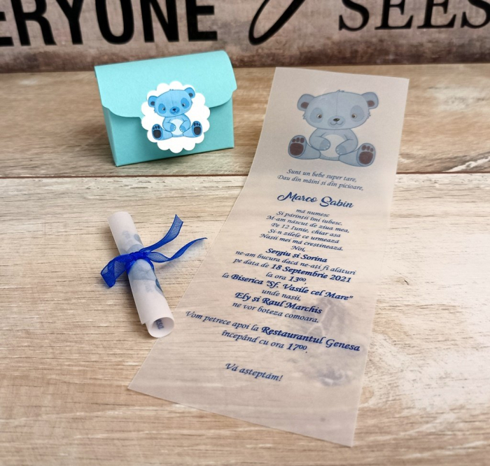 Invitatie Cufar F7 Ursulet [4]