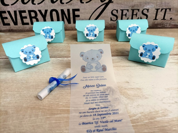 Invitatie Cufar F7 Ursulet [2]