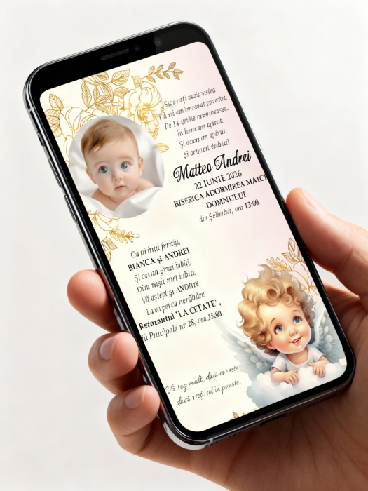 Invitatie electronica ANGEL PM175 [2]