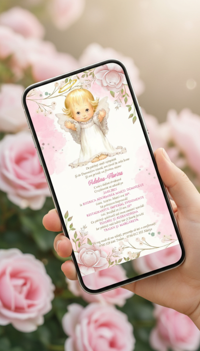 Invitatie electronica  Baby Angel [1]