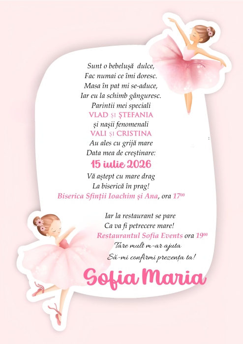 Invitatie electronica BALERINA [3]