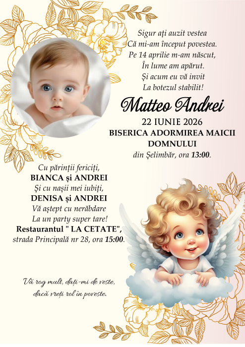 Invitatie electronica ANGEL PM175 [3]