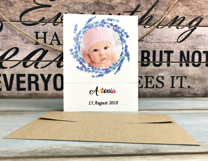 Invitatie FOTO - Lavanda Baby [3]