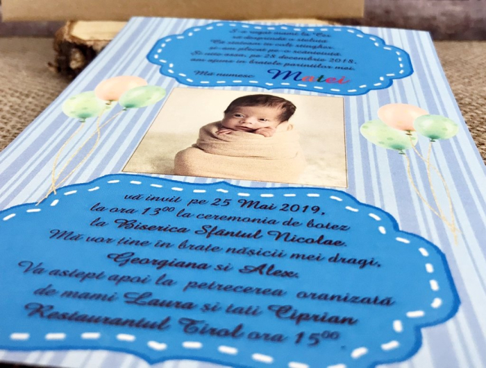 Invitatie FOTO - Magic Blue [4]
