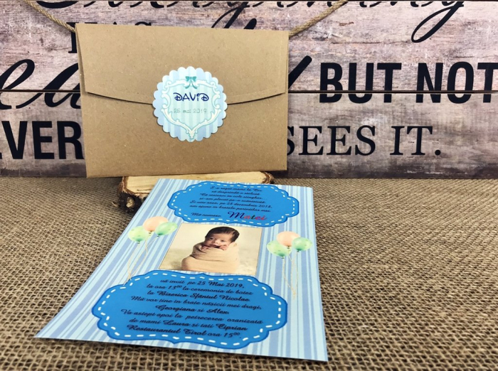 Invitatie FOTO - Magic Blue [2]