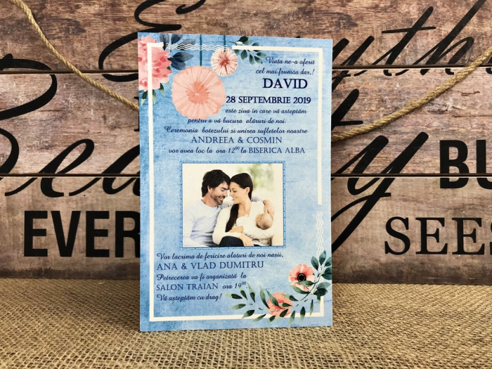 Invitatie FOTO - model Blue 2 [3]