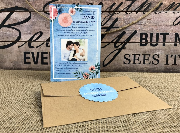 Invitatie FOTO - model Blue 2 [2]