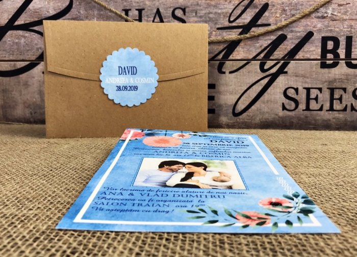 Invitatie FOTO - model Blue 2 [6]