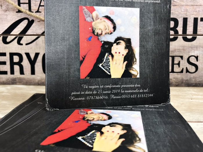 Invitatie FOTO - (model Chalkboard) [5]