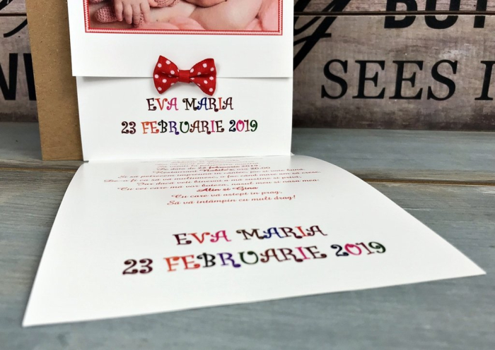 Invitatie foto model M1 [4]