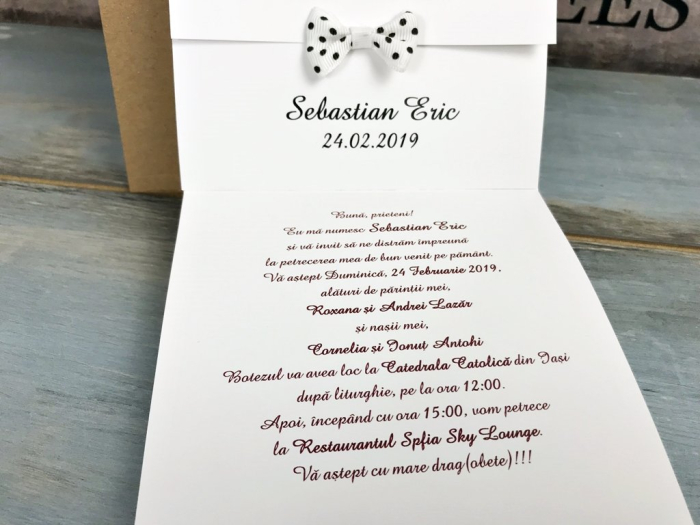 Invitatie Foto, model PAPION [6]