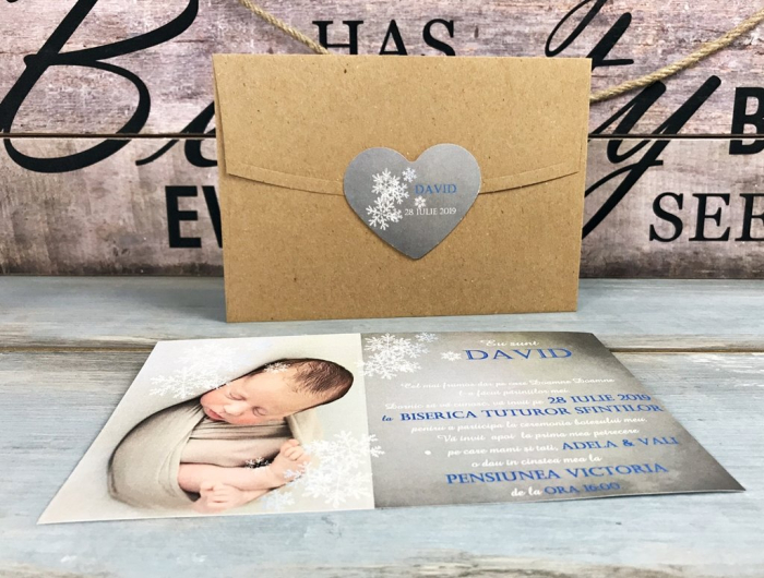 Invitatie foto - WINTER BABY [3]