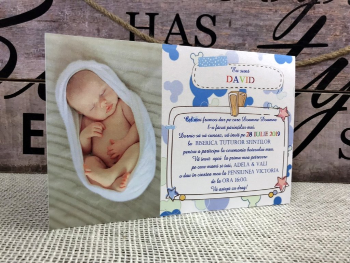 Invitatie FOTO - Wonder Baby [2]