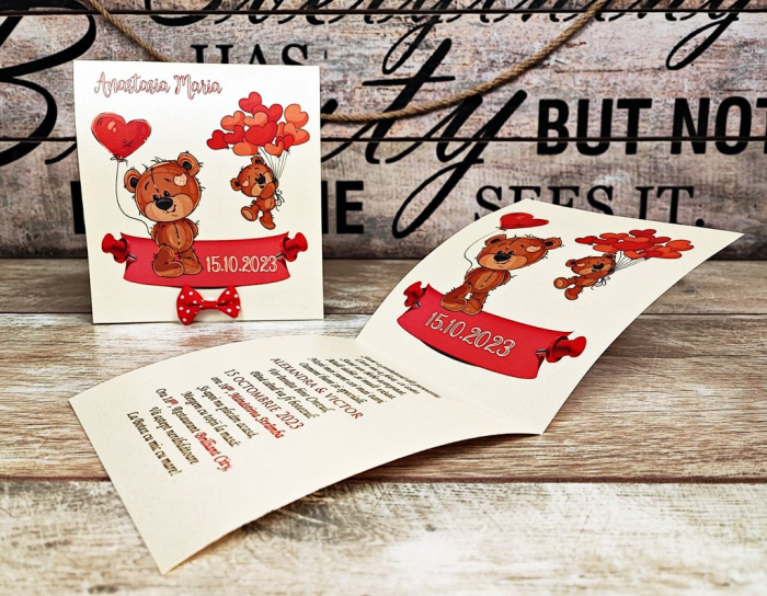 invitatie - Girl Teddy [2]