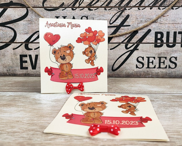 invitatie - Girl Teddy [6]