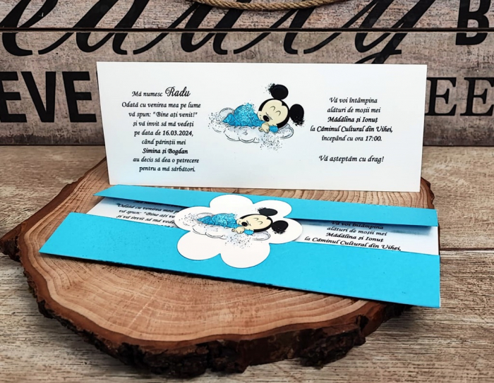 Invitatie 83 - Mickey Sleeping [4]