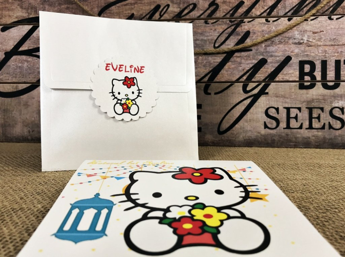 Invitatie Hello Kitty (model sidefat) [4]