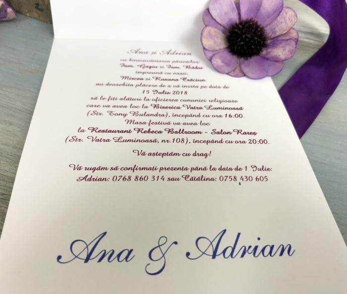 invitatie Lavanda Aquarela [4]