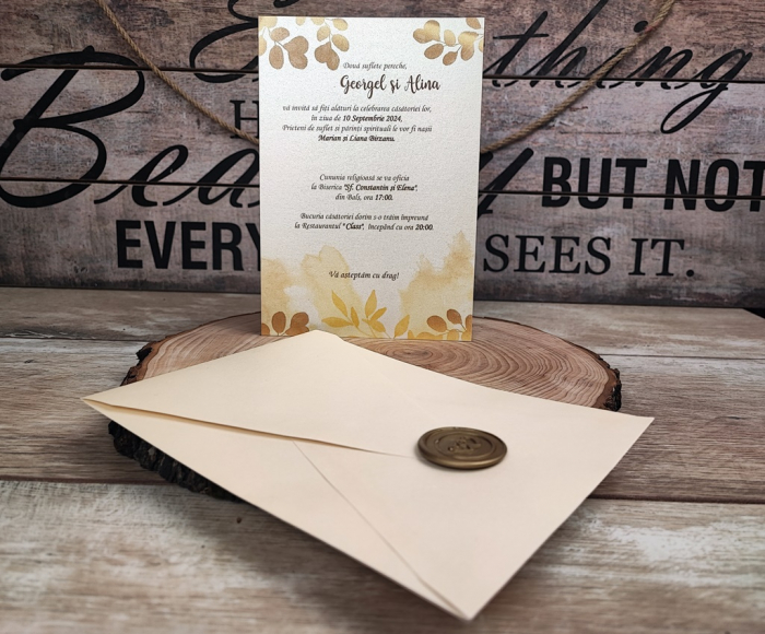 Invitatii cu sigiliu Goldstyle [4]