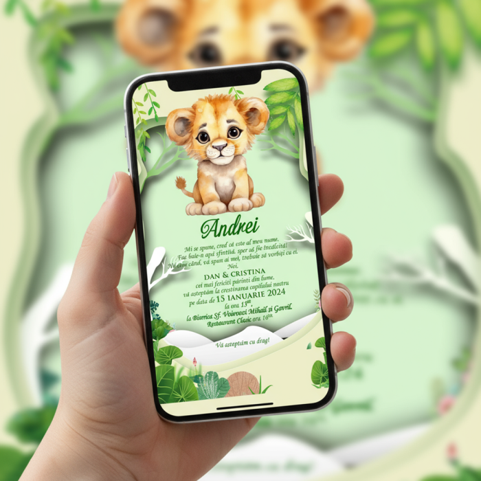 Invitatie Little Lion PM134 [9]