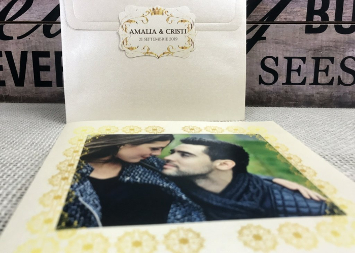 Invitatie LOVE is SWEET (crem perlat) [5]