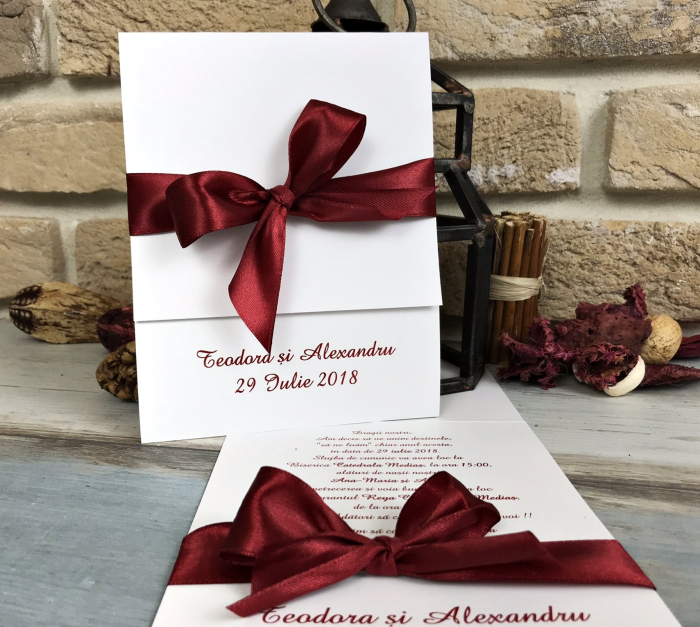 Invitatie Magic Red - model M17 [2]