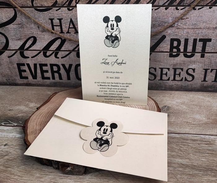 Invitatie MICKEY SILUETTE [4]