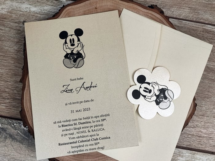 Invitatie MICKEY SILUETTE [5]