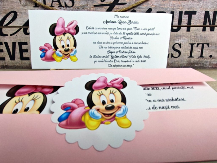 Invitatie Minnie Baby [2]