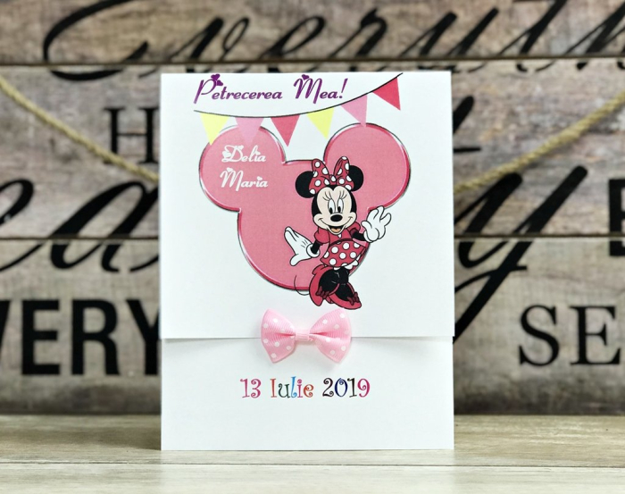 Invitatii petrecere copii - Minnie Mouse Party [5]