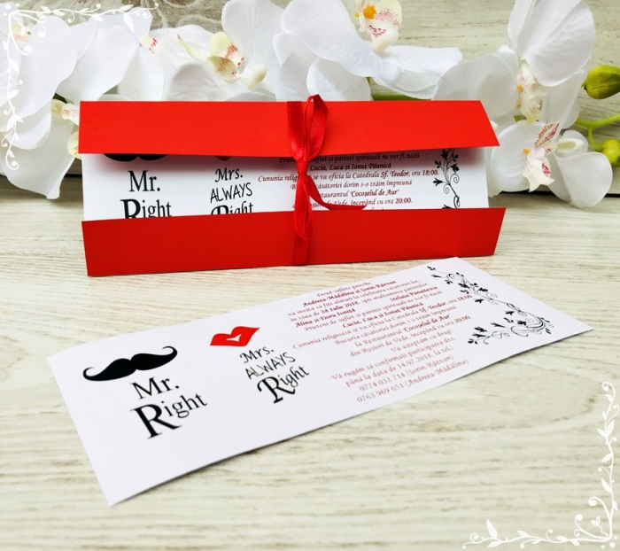 Invitatie Mr. & Mrs. [2]