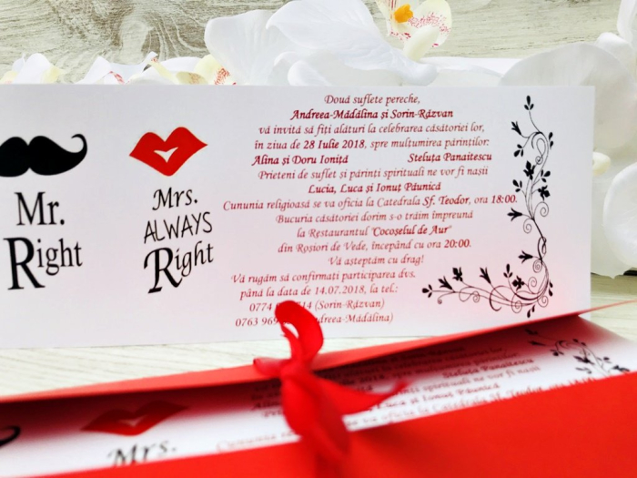 Invitatie Mr. & Mrs. [4]