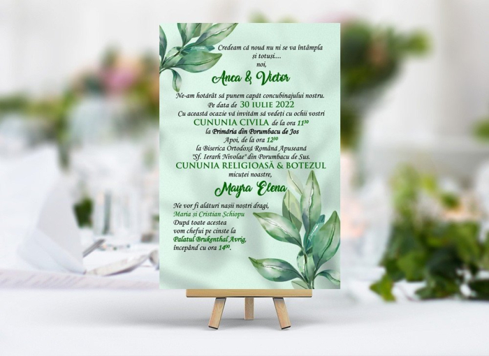 Invitatie nunta - Poveste de Vara [4]