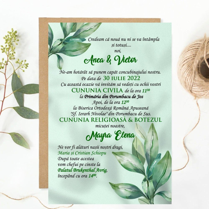 Invitatie nunta - Poveste de Vara [6]