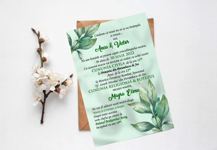 Invitatie nunta - Poveste de Vara [5]