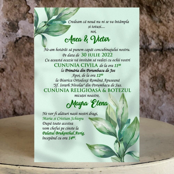 Invitatie nunta - Poveste de Vara [3]