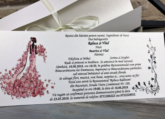Invitatie nunta Purple Bride [3]