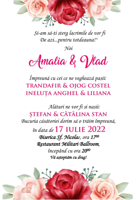 Invitatie nunta - Rose Flower [2]