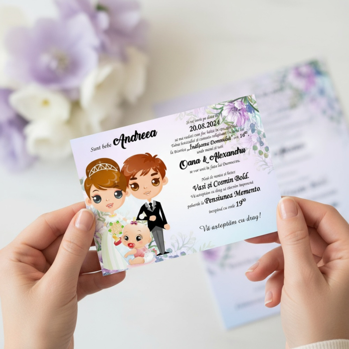 Invitatie nunta si botez PM180 [4]