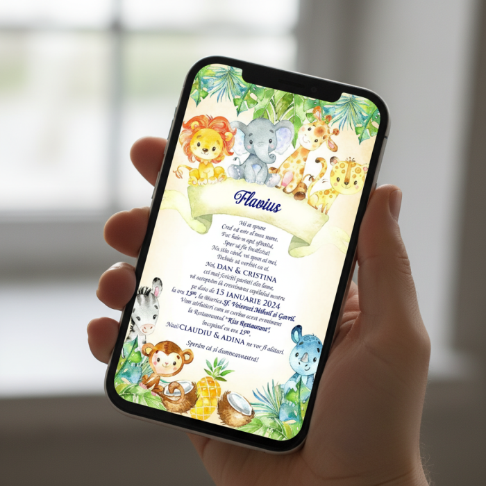 Invitatie online petrecere copii PM103 [2]