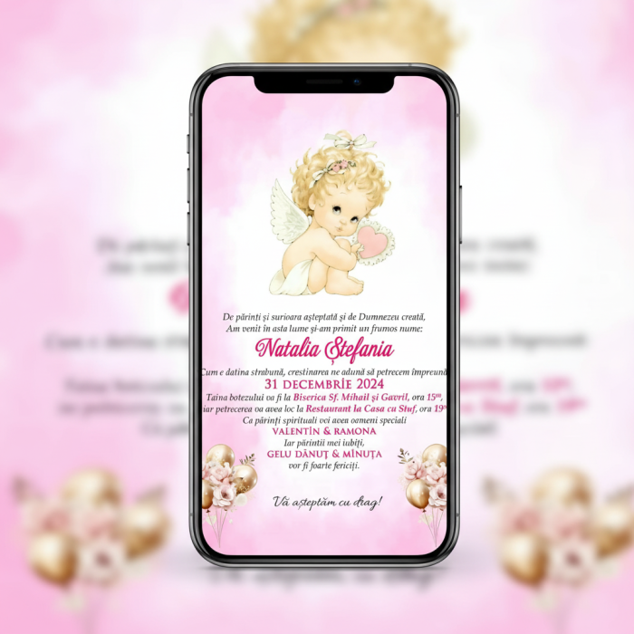 Invitatie papirus ANGEL [5]