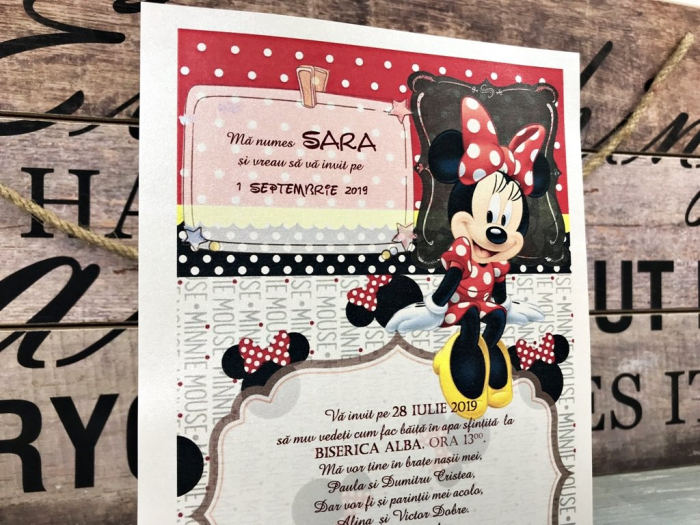 Invitatie Papirus MINNIE MOUSE [3]