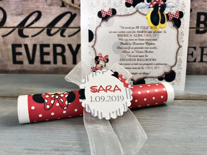 Invitatie Papirus MINNIE MOUSE [2]