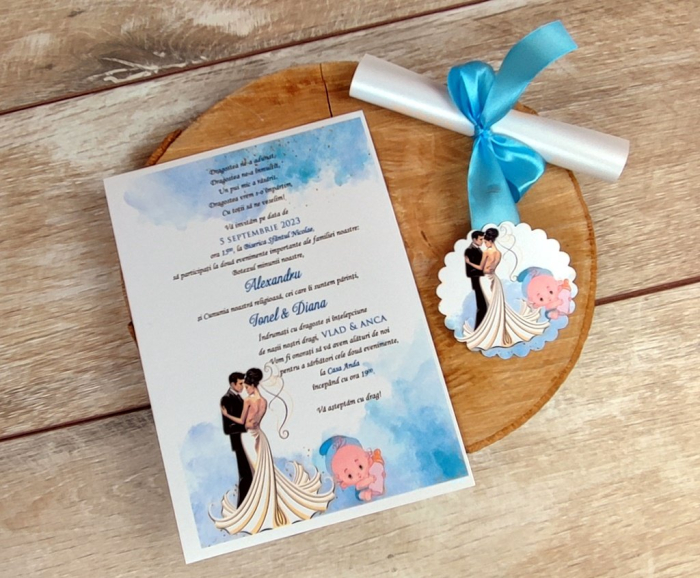 Invitatie papirus N+B [6]