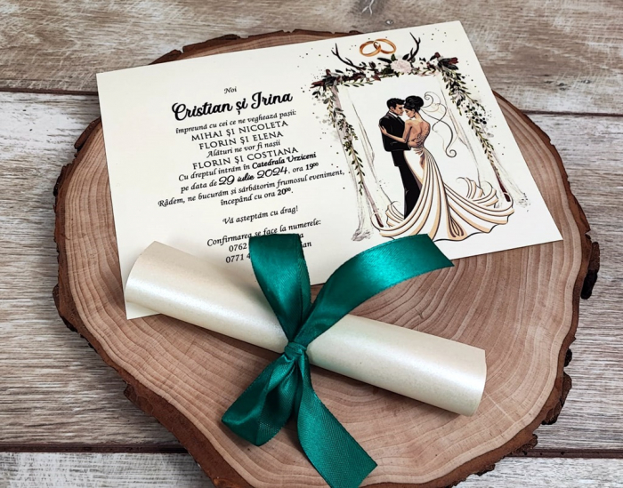 invitatie papirus Alt Wedding [3]