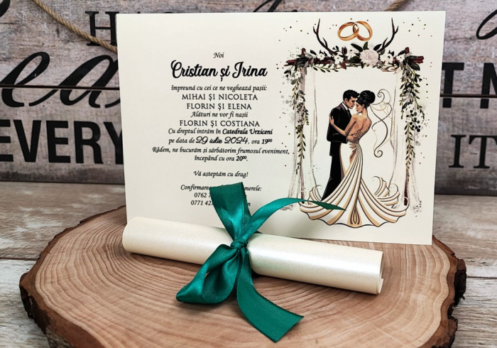 invitatie papirus Alt Wedding [5]