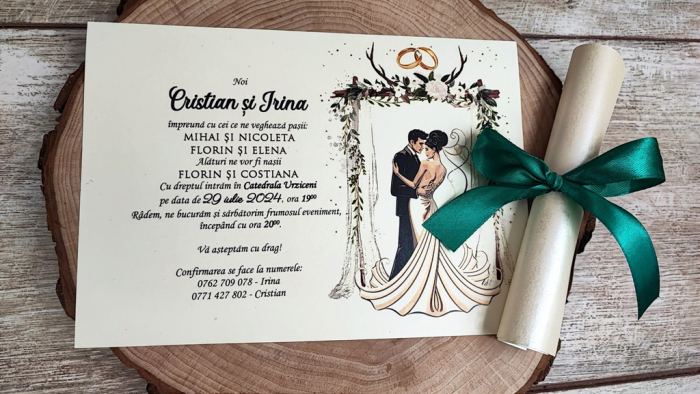 invitatie papirus Alt Wedding [2]