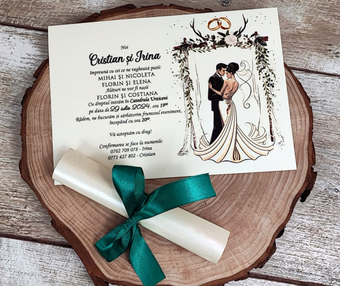 invitatie papirus Alt Wedding [4]