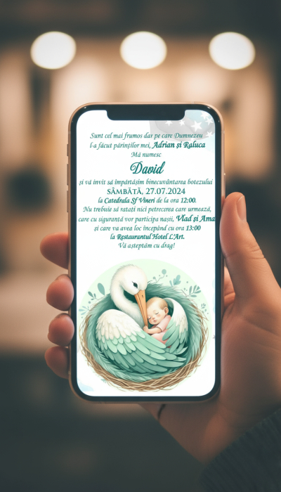 Invitatie papirus A VENIT BARZA (PM225) [4]